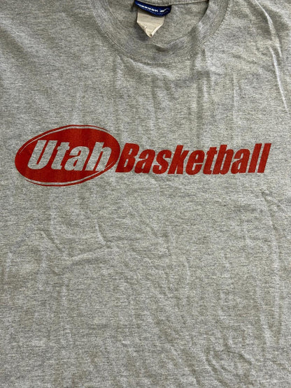 VTG University of Utah Utes Basketball T-shirt Reebok 3XL
