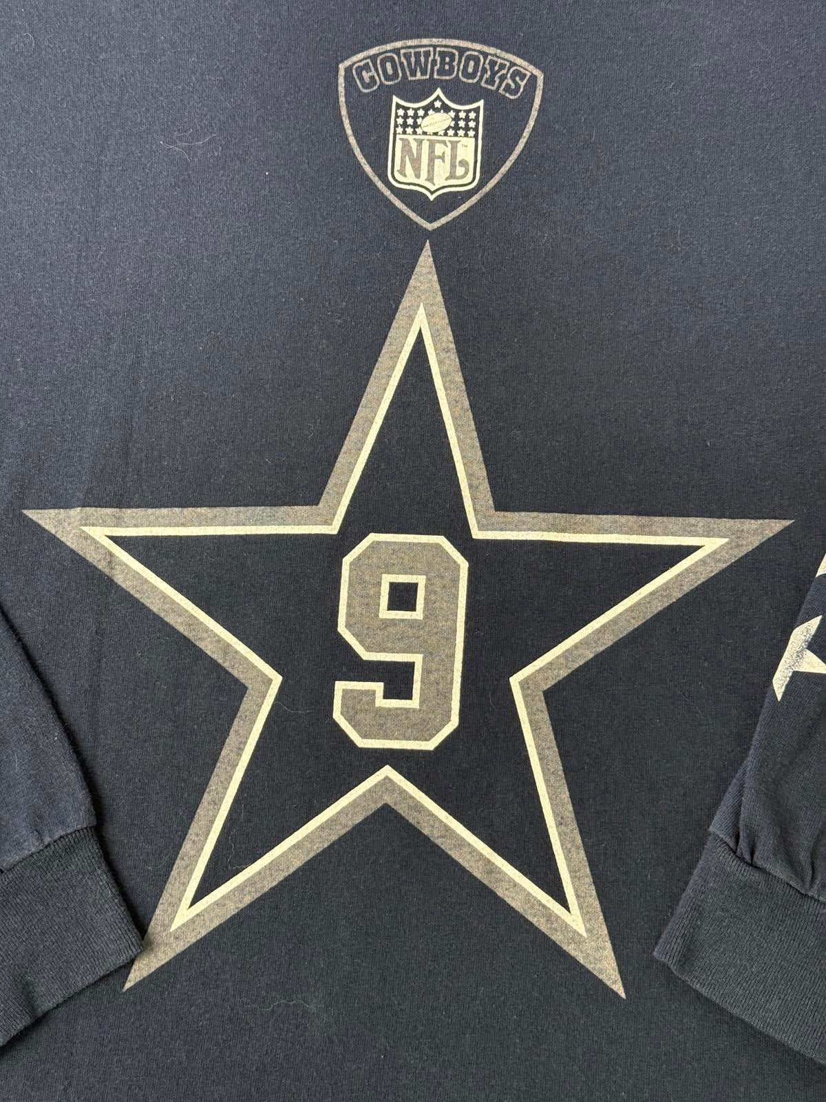 Y2K NFL Cowboys #9 Tony Romo Jersey Long Sleeve Tee L