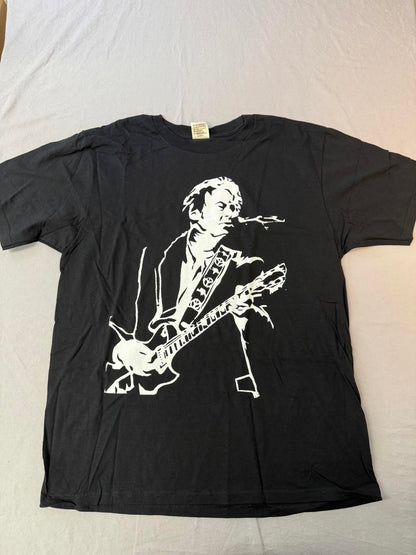 Neil Young T-shirt 2008 Tour North American Black Tee - L