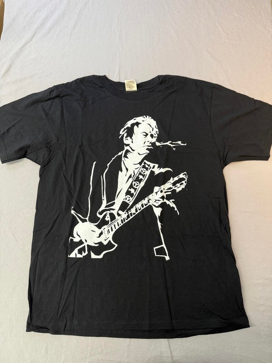 Neil Young T-shirt 2008 Tour North American Black Tee - L