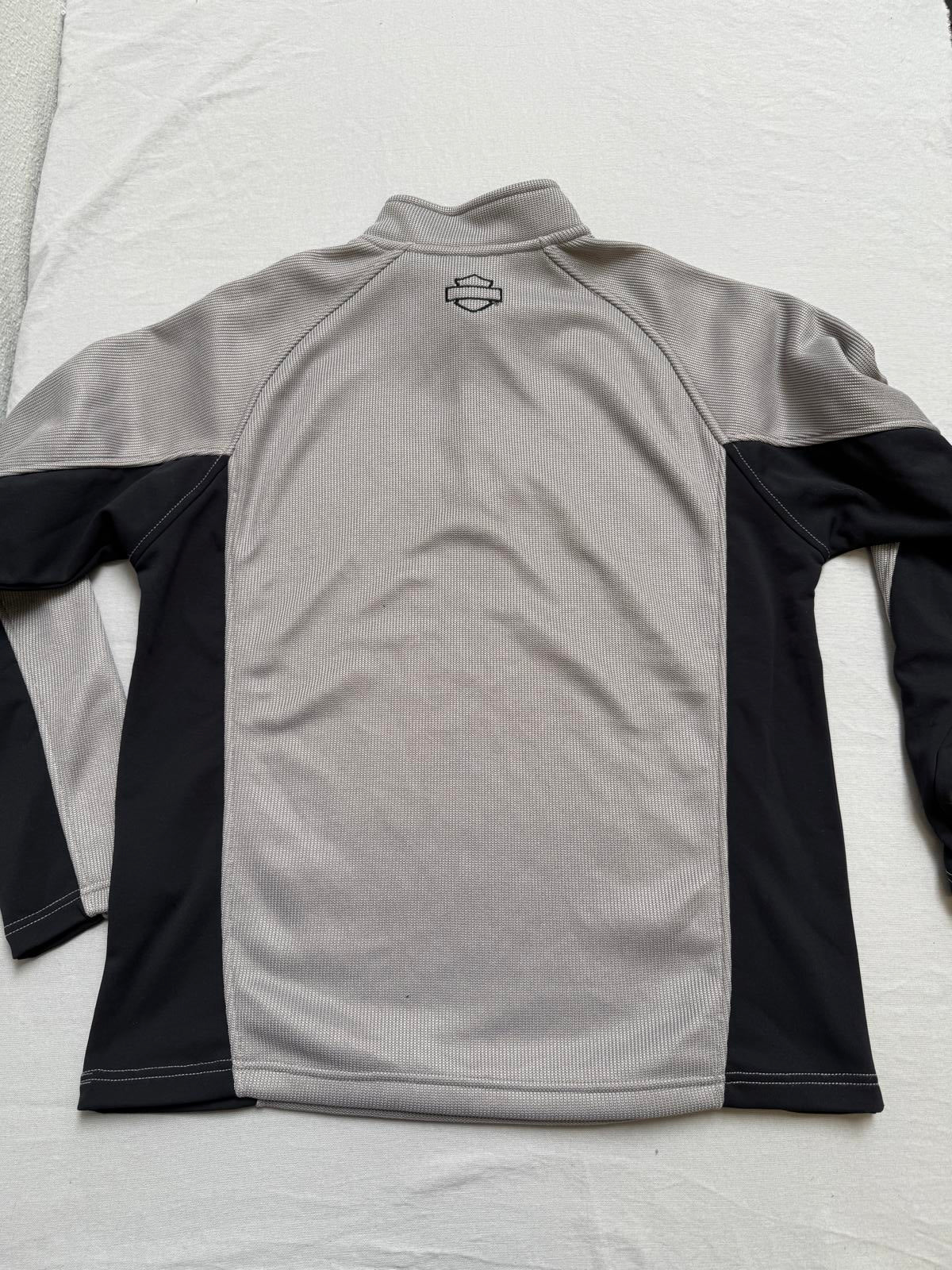 Harley Davidson Quarter Zip 1903 Grey Jacket - L