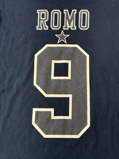 Y2K NFL Cowboys #9 Tony Romo Jersey Long Sleeve Tee L