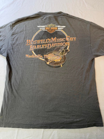 Harley Davidson T-shirt Boswells Music City Nashville XL