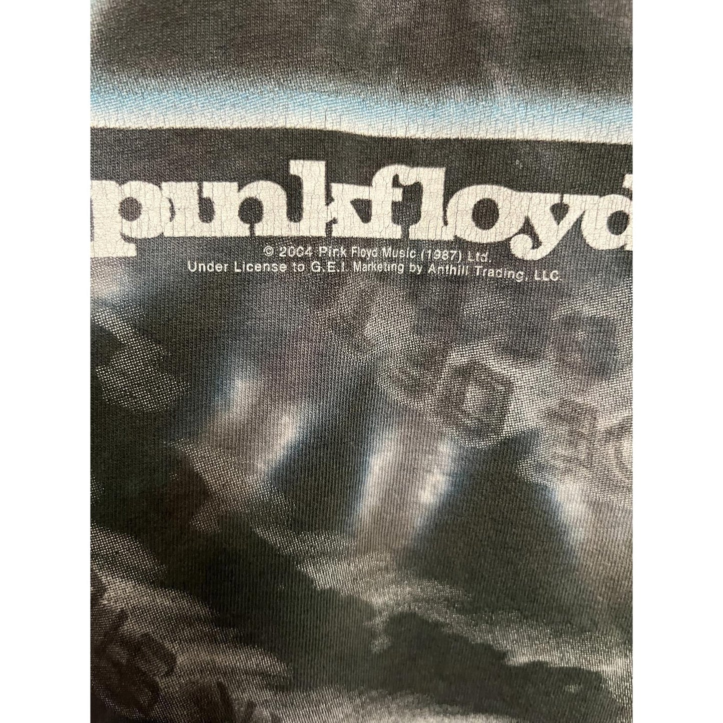 Vintage T-shirt Pink Floyd 2004 - Single Stitch Darkside Tie Dye M