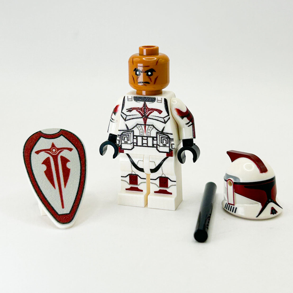 Riot Clone Trooper (Phase 1) Minifig made using LEGO parts  - B3 Customs