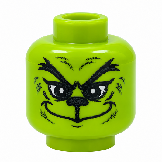 Mean One Minifig Head