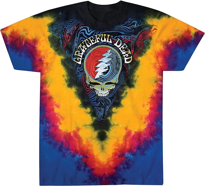 Grateful Dead SYF Oil Ripple Tie Dye Mens T-shirt