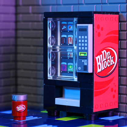 Dr. Block Soda Vending Machine made using LEGO parts