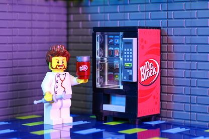 Dr. Block Soda Vending Machine made using LEGO parts