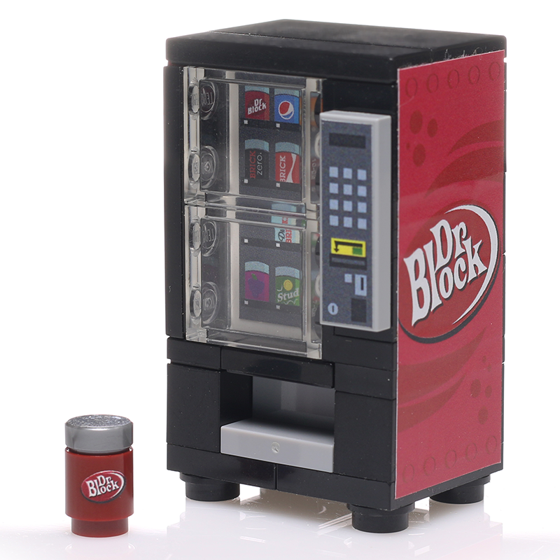 Dr. Block Soda Vending Machine made using LEGO parts