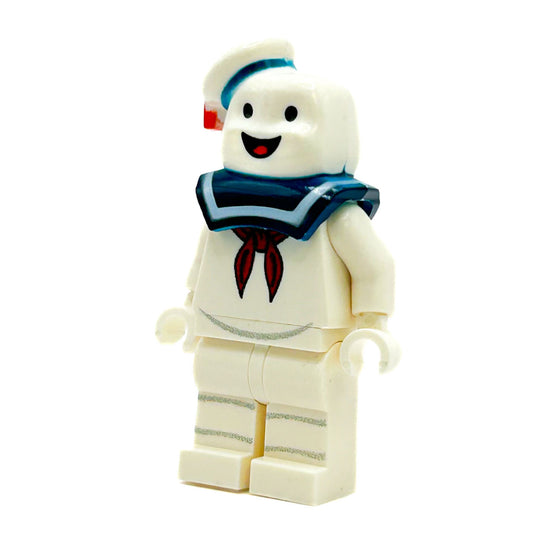 Marshmallow Man Minifig made using LEGO parts