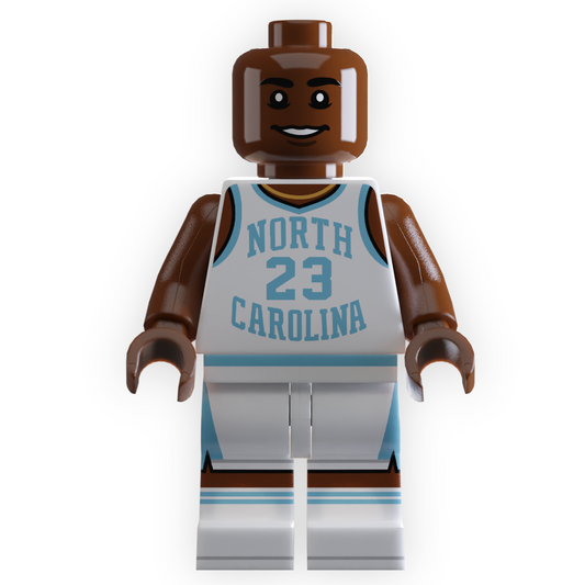 MJ #23 UNC Basketball Player Minifig