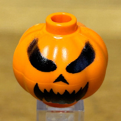 Custom Jack O' Lantern / Pumpkin Face #4 - B3 Customs made using LEGO part