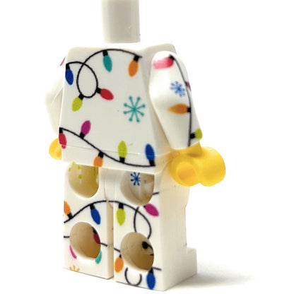Christmas Lights PJs Minifig Body