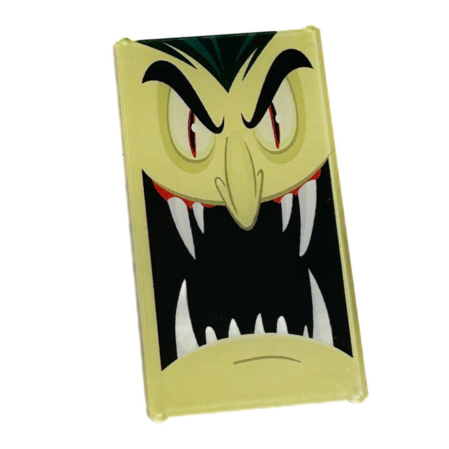 Dracula Halloween Decorated 4x6 Glass Window made using LEGO part