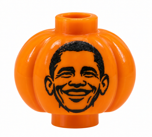 Obamakin Jack-o-lantern