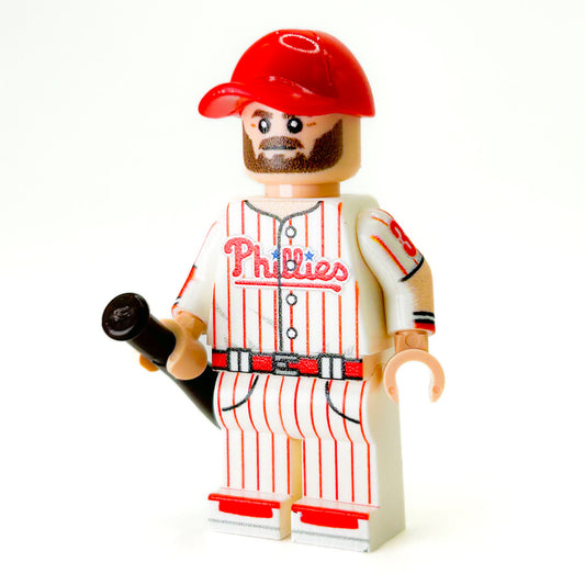 Harper #3 Philly Baseball Player Minifig made using LEGO parts - B3 Customs