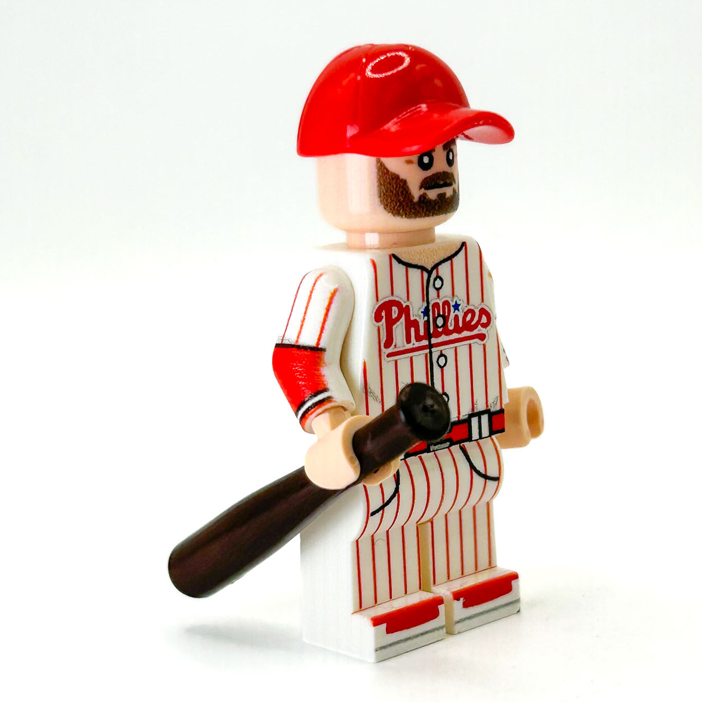 Harper #3 Philly Baseball Player Minifig made using LEGO parts - B3 Customs