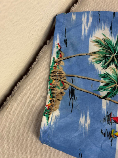 Island Mens Hawaiian Shirt Outrigger Made in Hawaii Shirt XL