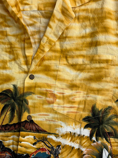 KY's Hawaiian Shirt Mens - Biker / Motorcycle Made in Hawaii