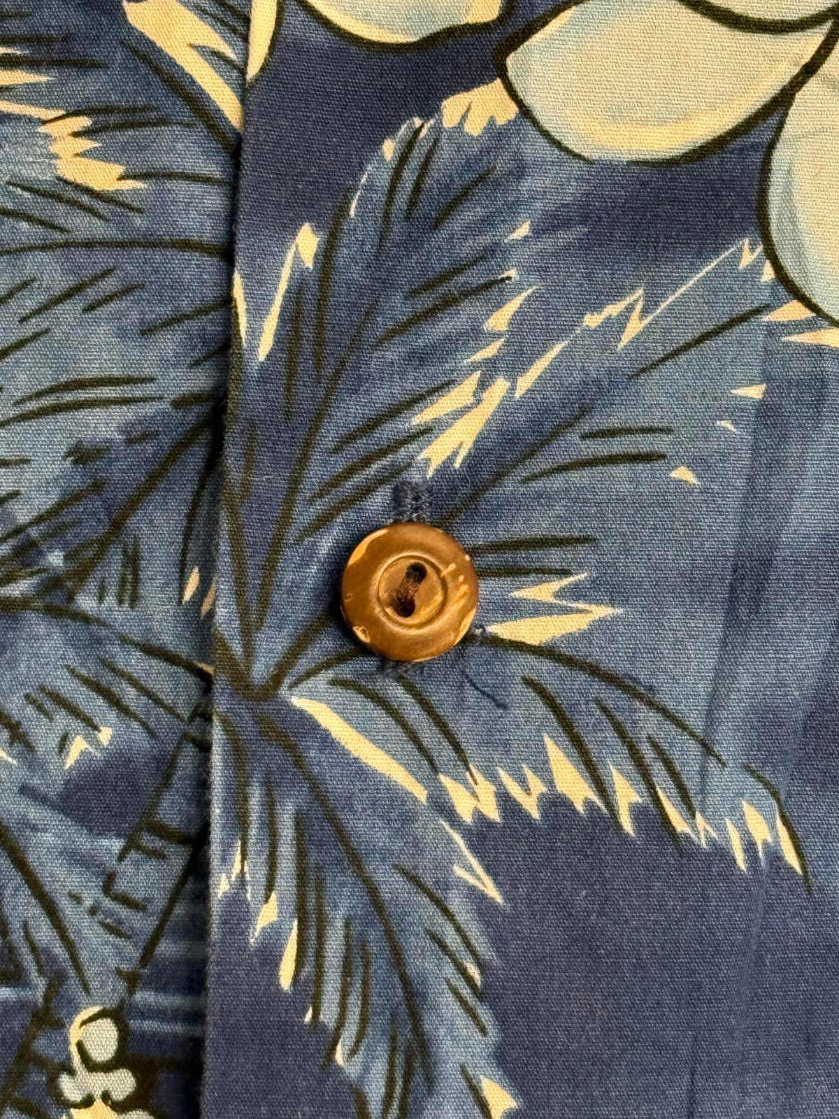 Two Palms Mens Hawaiian Shirt Plumeria Made in Hawaii Shirt