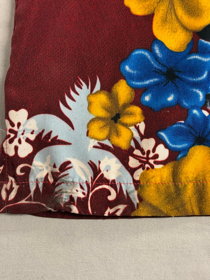 Mens Hawaiian Shirt Plumeria Floewrs Reservoir - L