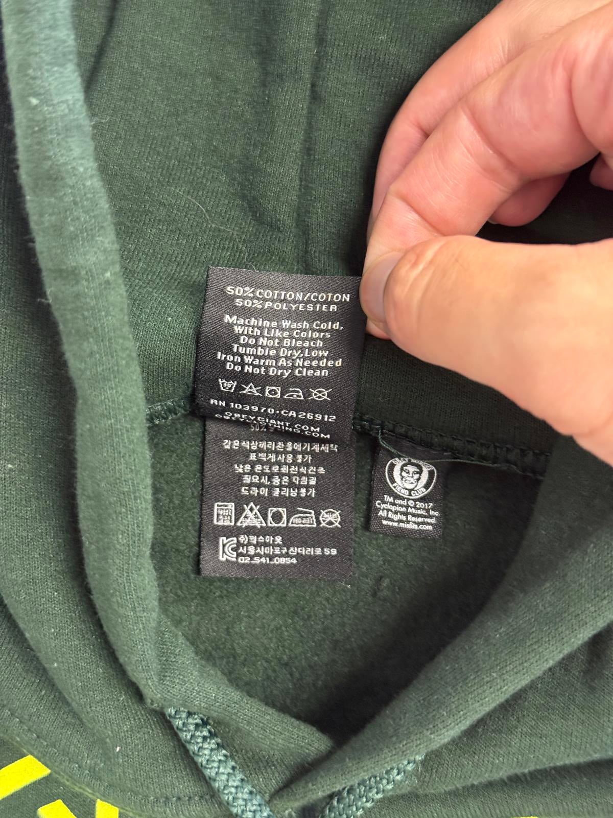 Obey Misfits Fiend Club Hoodie Misfits Skull x Andre Tags -S