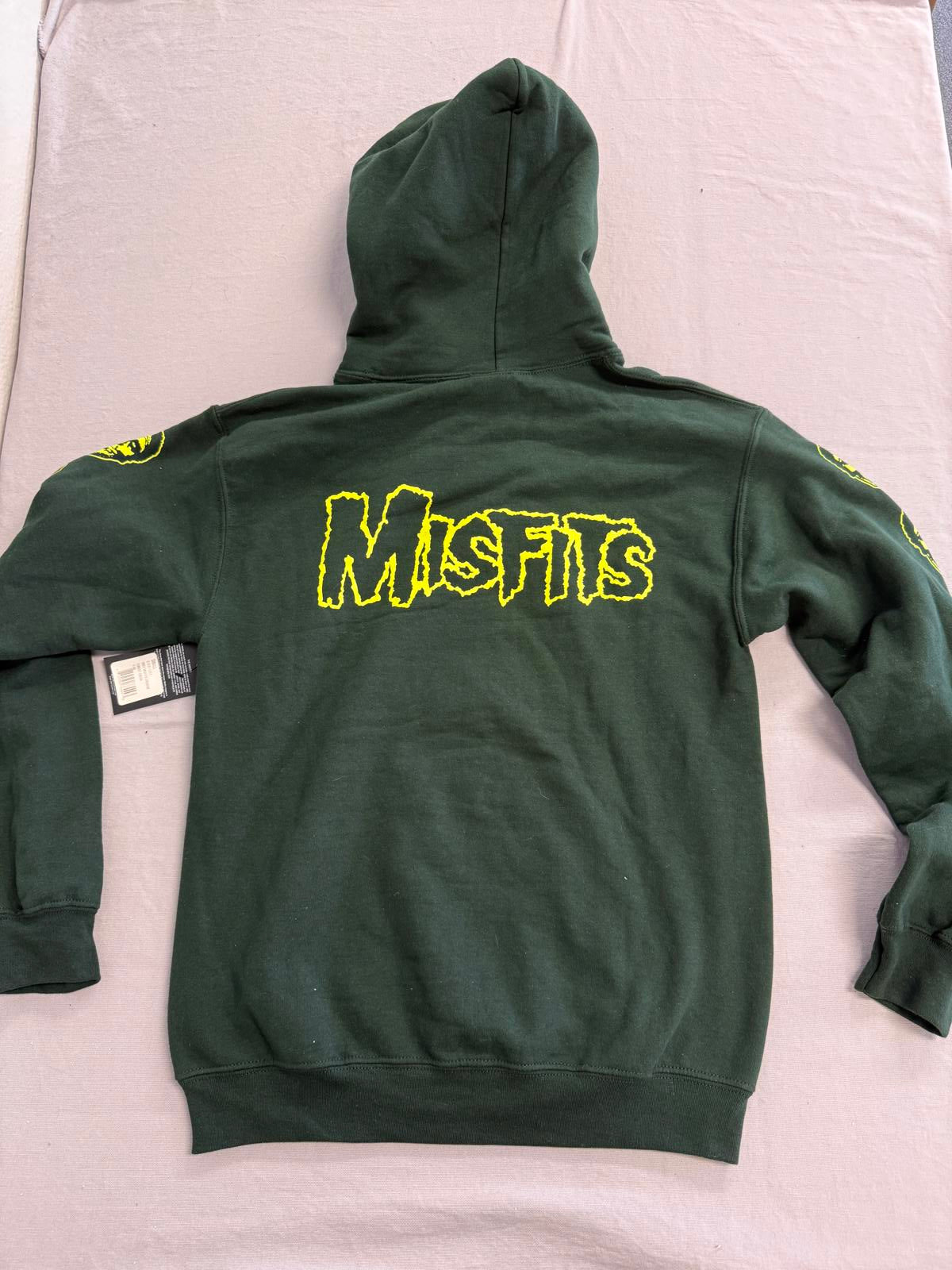 Obey Misfits Fiend Club Hoodie Misfits Skull x Andre Tags -S