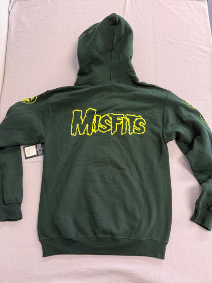 Obey Misfits Fiend Club Hoodie Misfits Skull x Andre Tags -S