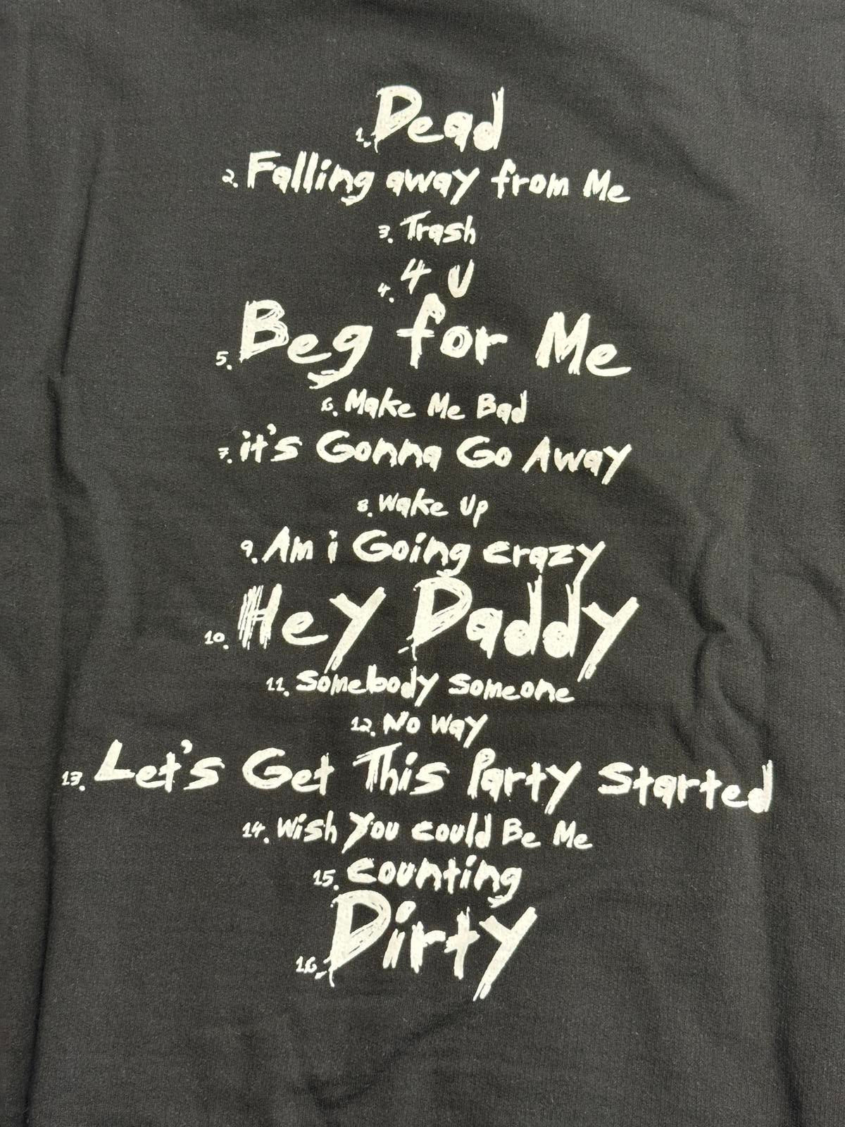 Korn Band Hoodie T-shirt Album Issues Song List - L