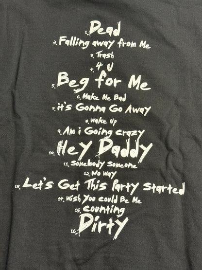 Korn Band Hoodie T-shirt Album Issues Song List - L