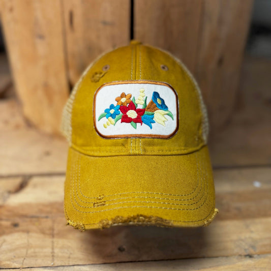 Gramma's Flowers Hat