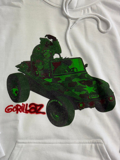 Gorillaz Band Hoodie - Geep Album Cover Sweatshirt - L