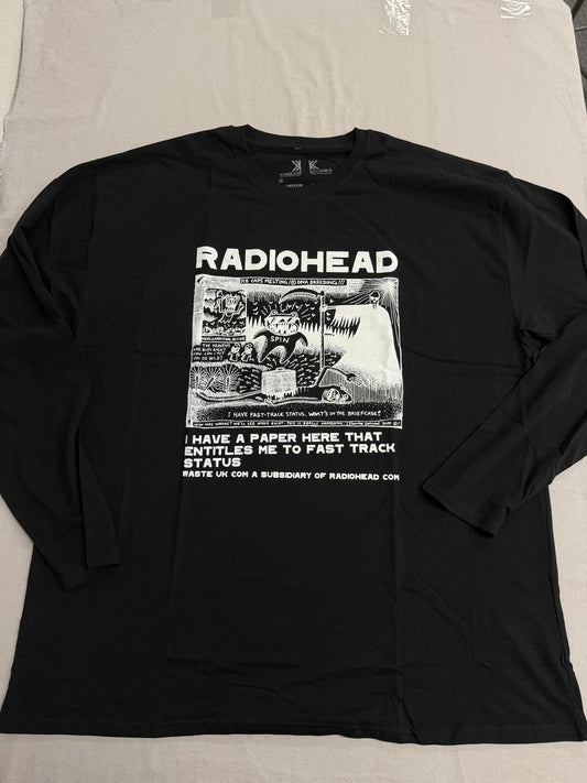 Radiohead Ice Caps Long Sleeve Tee - Radio head Band