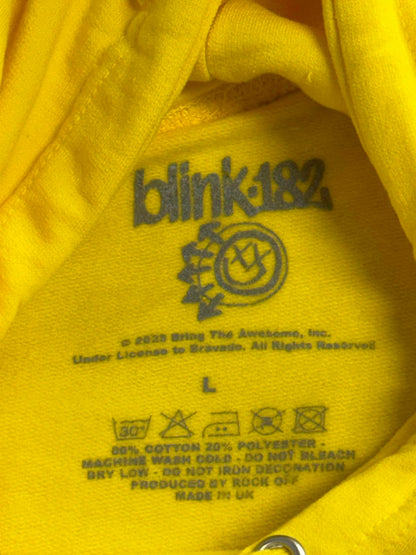 Blink-182 Hoodie - Blink 182 Crayon Logo Hoodie - L