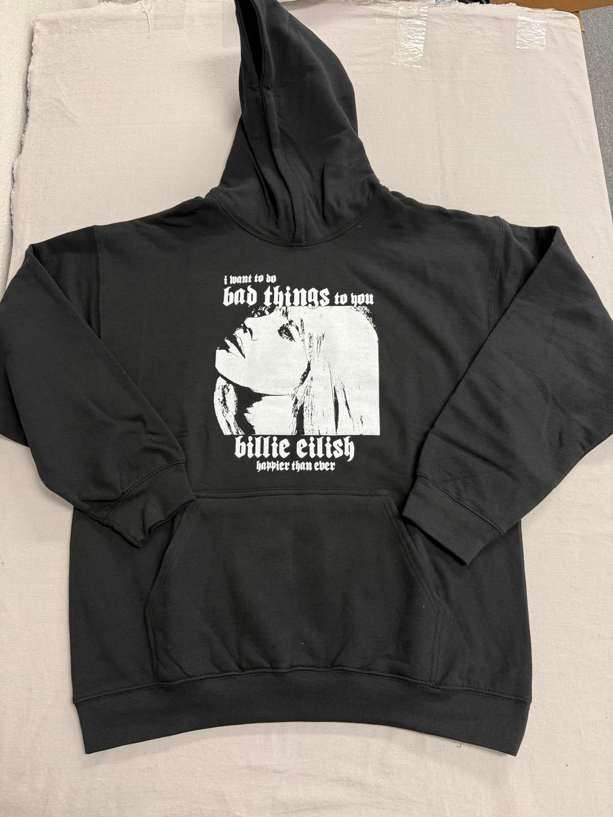 Billie Eilish Hoodie - Oxytocin Happier Than Ever Album - L