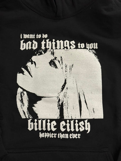 Billie Eilish Hoodie - Oxytocin Happier Than Ever Album - L