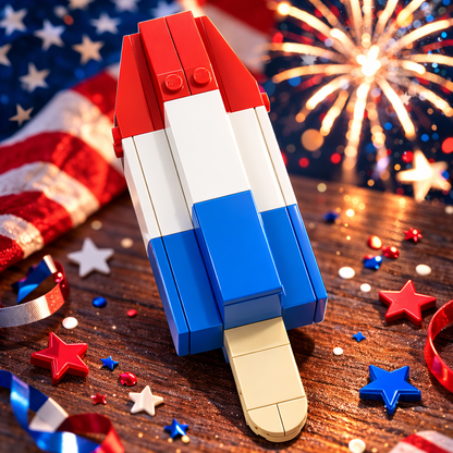 Liberty Popsicle (4th of July Fun!) Building Set