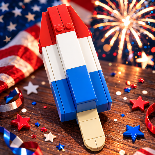 Liberty Popsicle (4th of July Fun!) Building Set