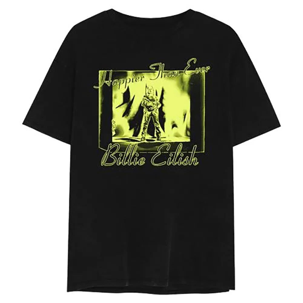 Billie Eilish Mens T-shirt Happier than Ever Album Official