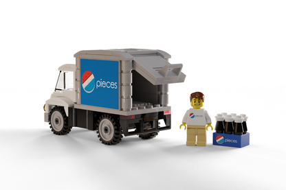 B3 Customs Pieces Soda Delivery Truck with Minifig