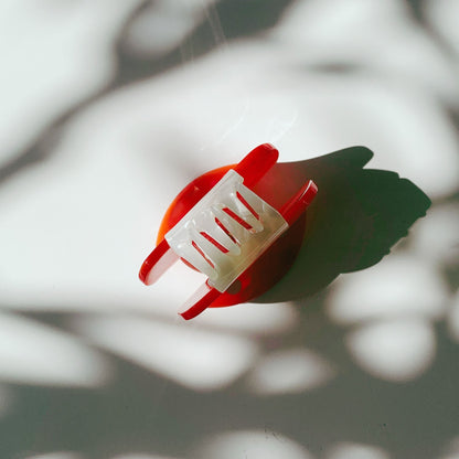 Set of 3 Velvet Claws Mini Mushroom Hair Clips