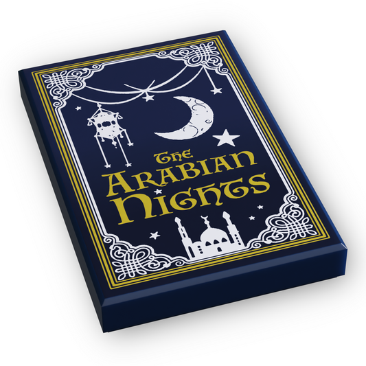 Arabian Night Book Tile (2x3)