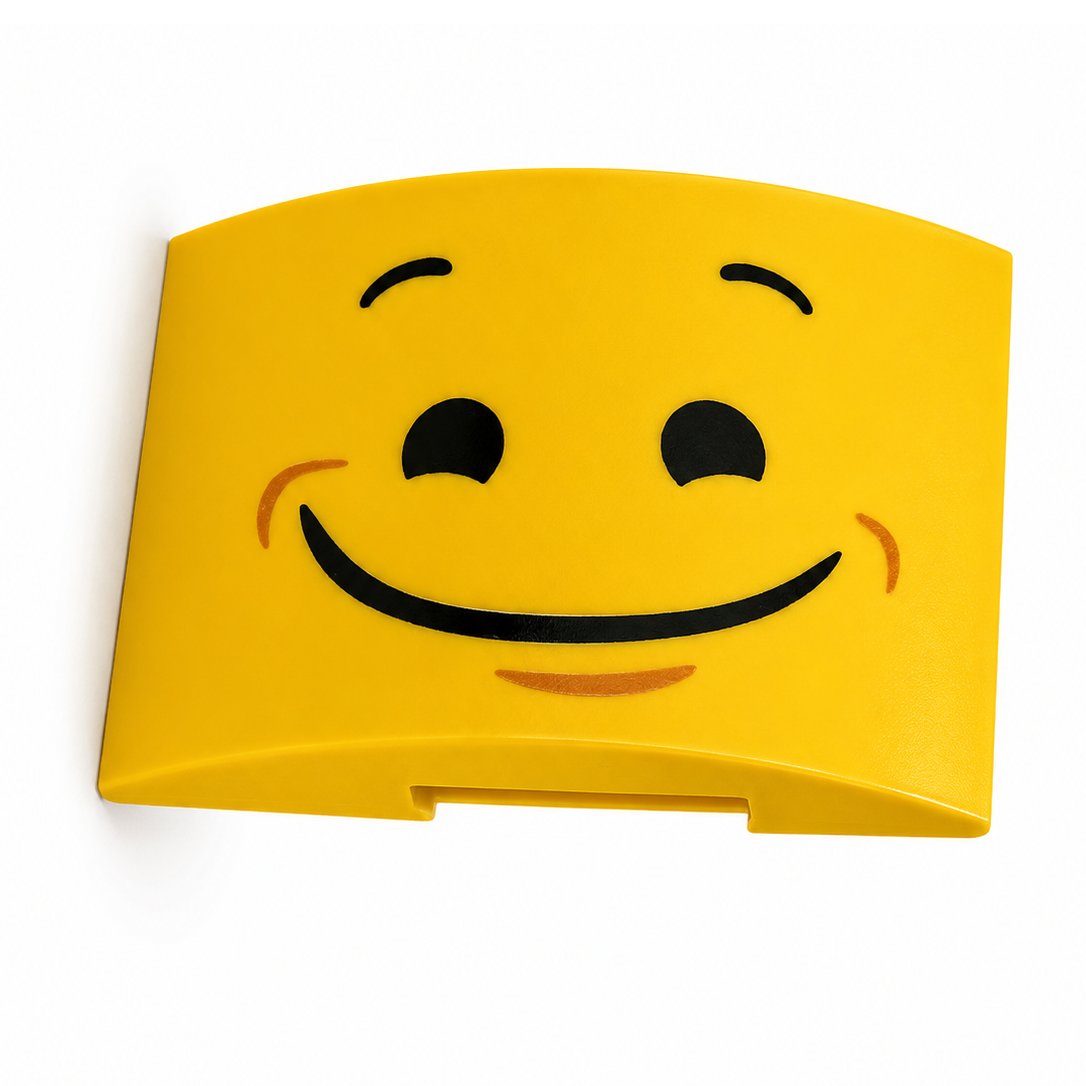 Benny SPACESHIP! Anticipation Face Upgrade Tile for LEGO Up-Scaled Blue Astronaut 40921 Set