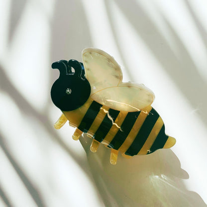Velvet Claws Cute Bee Hair Clip