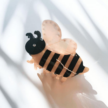 Velvet Claws Cute Bee Hair Clip