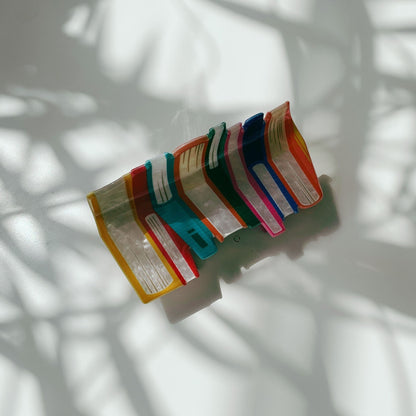 Velvet Claws Stack of Books Hair Clip