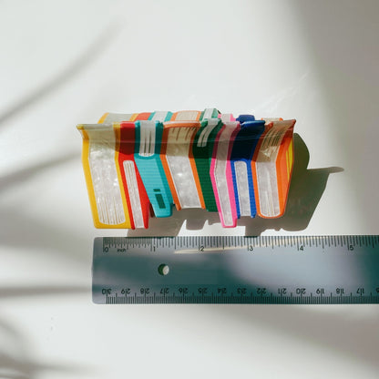 Velvet Claws Stack of Books Hair Clip