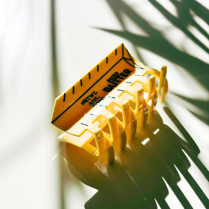 Velvet Claws Stick of Salted Butter Hair Claw | Yellow Claw Clip