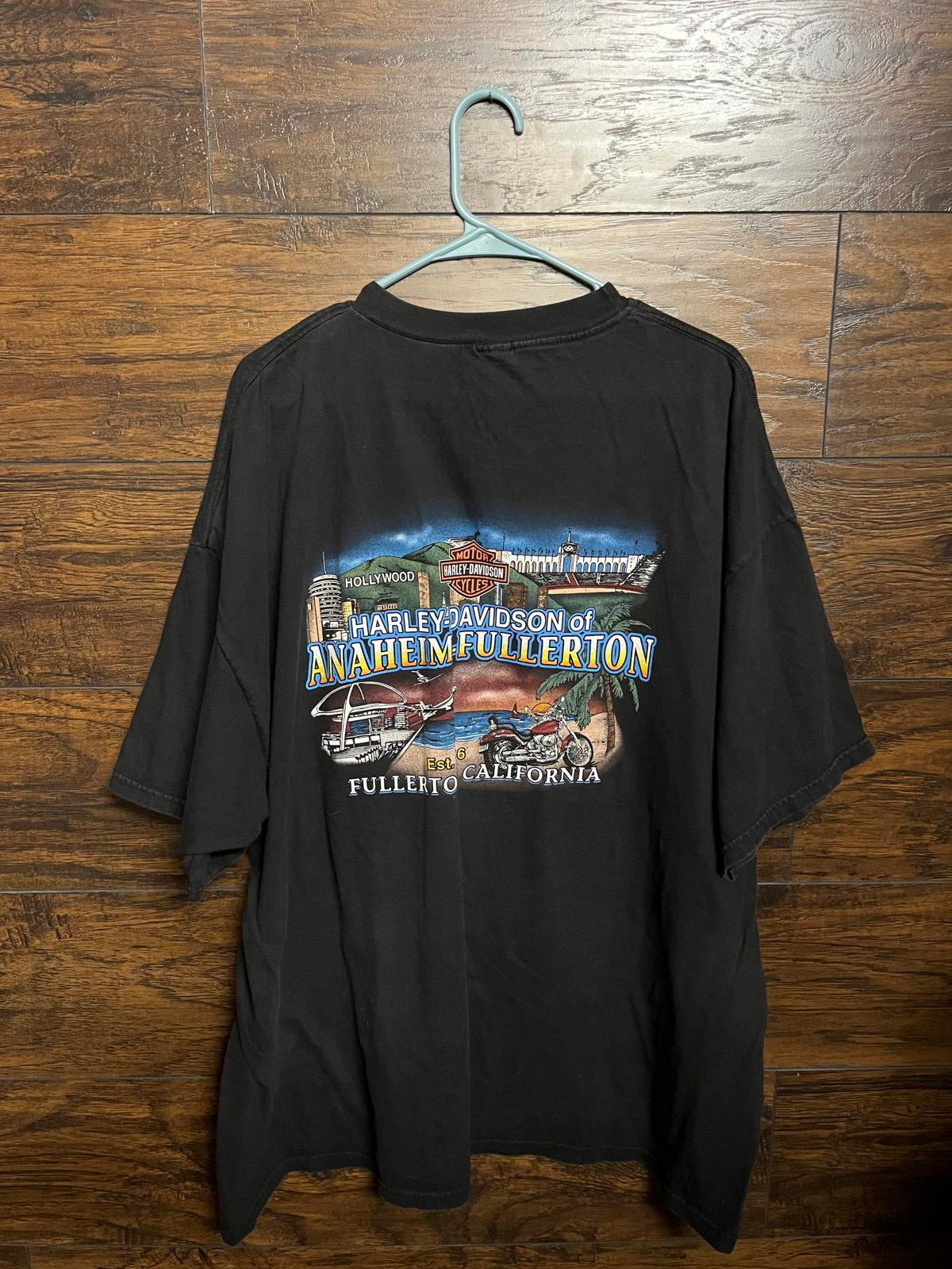 Vintage Harley Davidson T-shirt - California Anaheim - 3XL